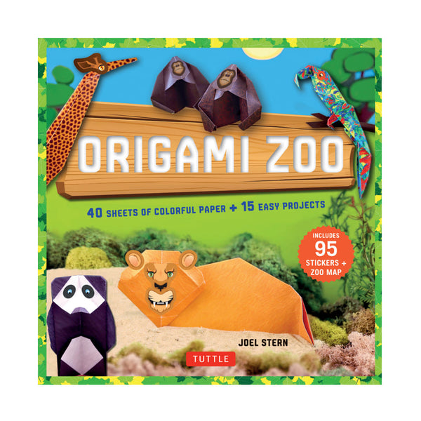 Origami Kits | Origami Zoo | 15 Models | 40 Sheets | Tuttle