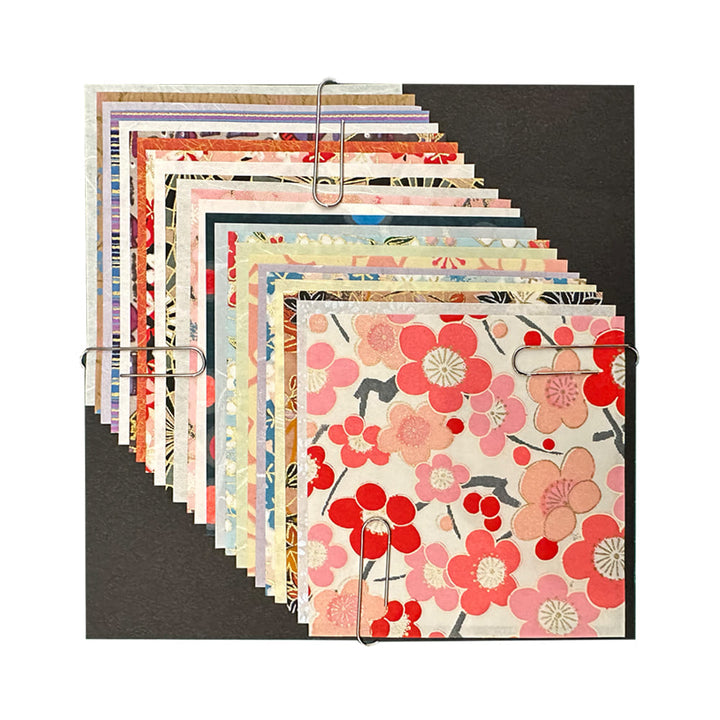 Origami Paper 12 Chiyogami & 12 Unprinted Japanese Kami Paper 5