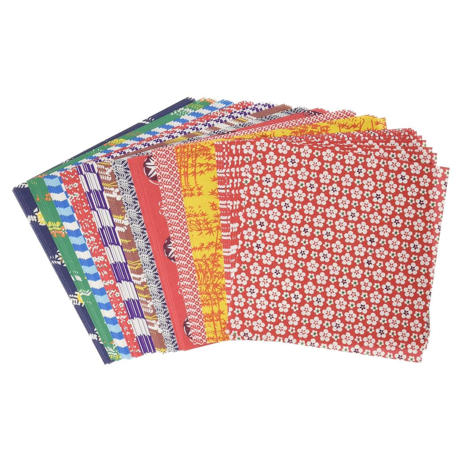 Origami Paper | Washi Chiyogami | 7.5 x 7.5 cm | 12 Designs | 144 Sheets | Showa Grimm