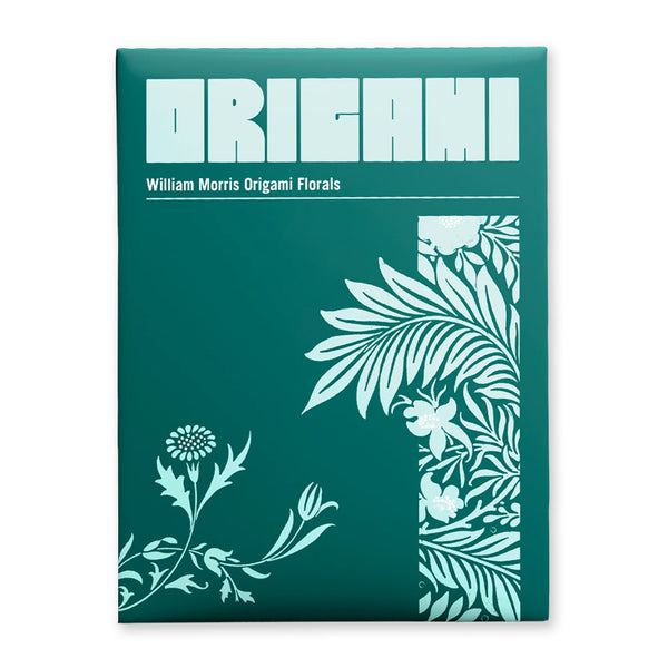 Origami Paper | William Morris Origami Florals | 15 x 15 cm | 64 Sheets | Pomegranate - Kami Paper