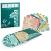 Origami Paper | William Morris Origami Florals | 15 x 15 cm | 64 Sheets | Pomegranate - Kami Paper