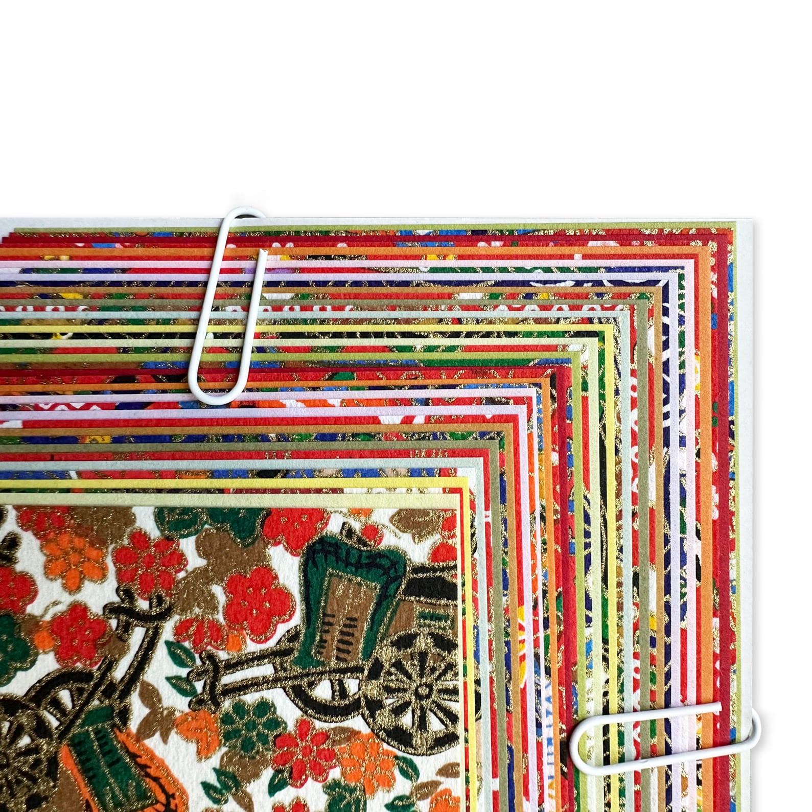 Origami Paper | Yuzen Paper & Folk Art Paper | 10 x 10 cm | 40 Sheets | Showa Grimm