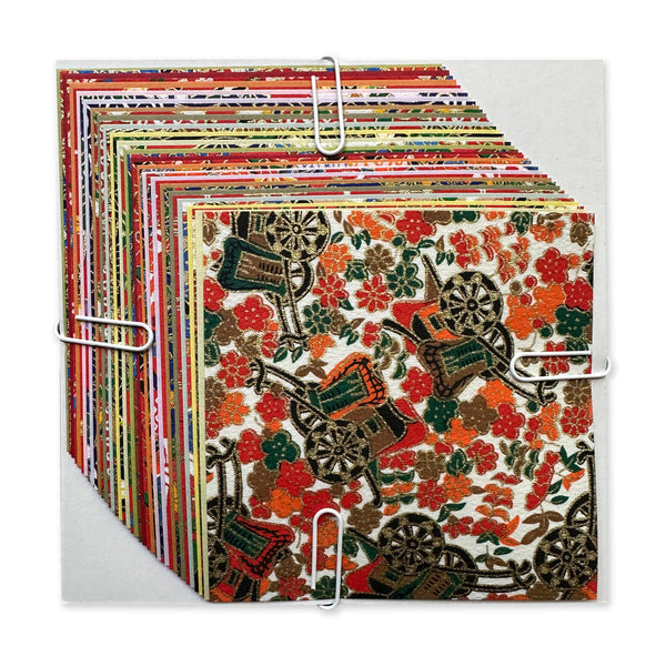 Origami Paper | Yuzen Paper & Folk Art Paper | 10 x 10 cm | 40 Sheets | Showa Grimm
