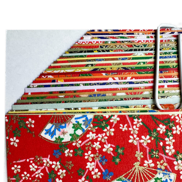 Origami Paper | Yuzen Paper & Folk Art Paper | 15 x 15 cm | 40 Sheets | Showa Grimm