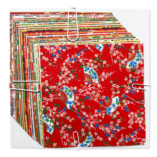 Origami Paper | Yuzen Paper & Folk Art Paper | 15 x 15 cm | 40 Sheets | Showa Grimm