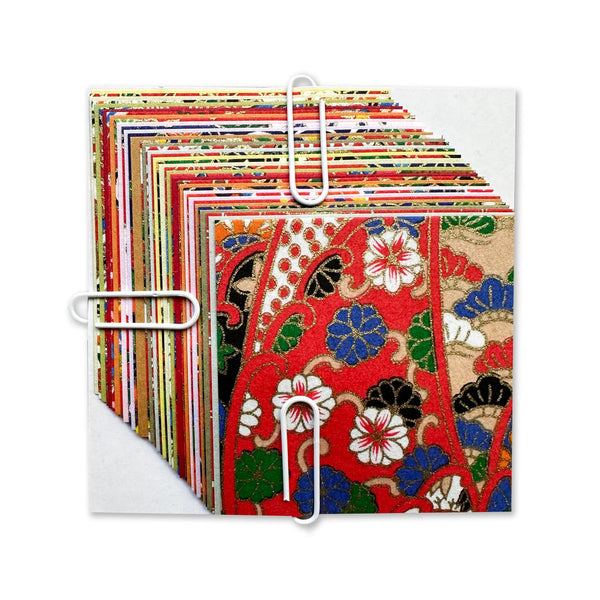 Origami Paper | Yuzen Paper & Folk Art Paper | 6 x 6 cm | 20 Sheets | Showa Grimm