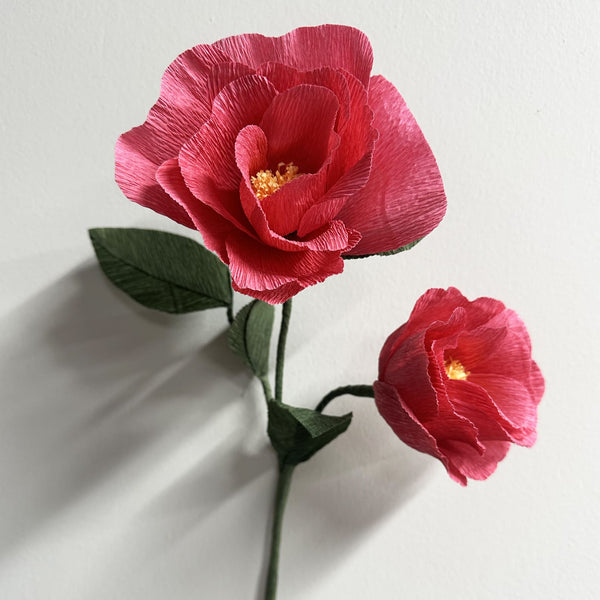 Art & Craft Kit | Crepe Paper Flower Kit | Camellia | Kami
