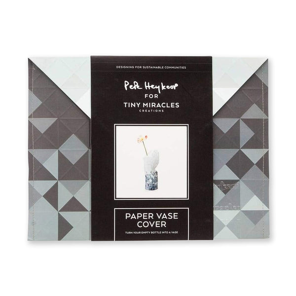 Paper Vase Cover | Small | Yellow Tones | Tiny Miracles