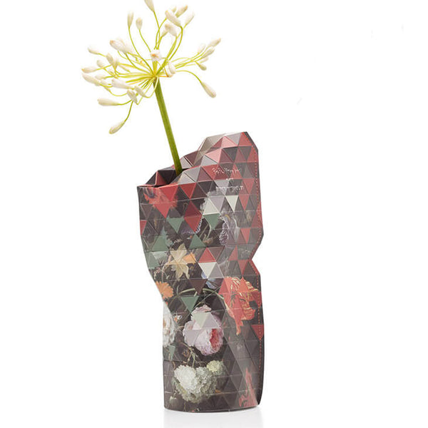 Paper Vase Cover | Small | Still Life With Flowers | Tiny Miracles