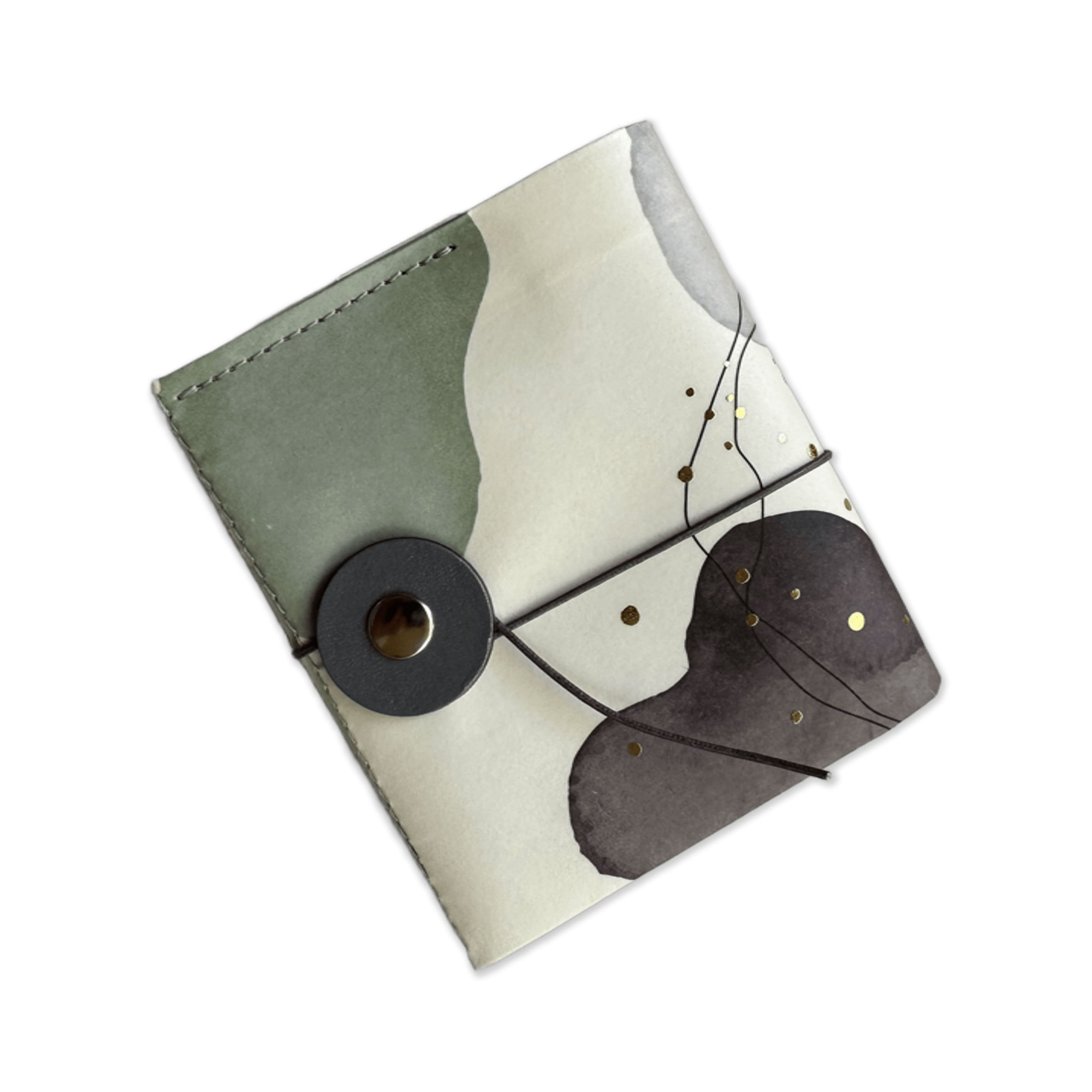 Paper Wallet | Matte Silk 9 | Watercolour Gold Leaf | Ichikudo