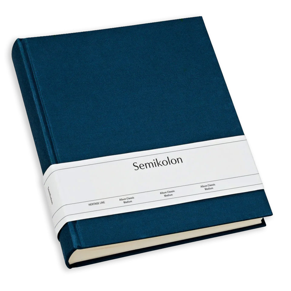 Photo Album | Heritage | Medium | Semikolon | 6 COLOUR OPTIONS AVAILABLE