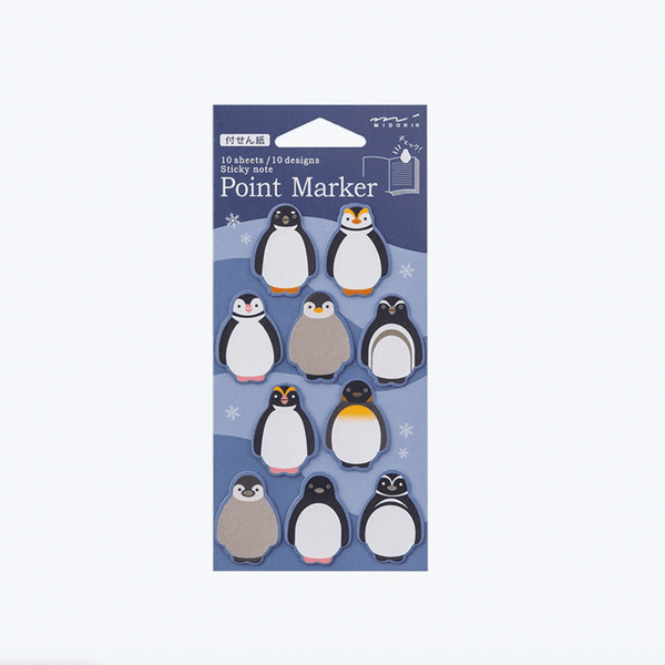 Sticky Notes | Point Marker | Penguin | Midori