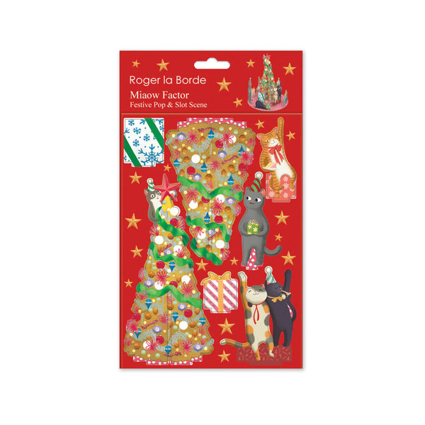 Christmas Decoration | Pop & Slot 3D Scene | Miaow Factor | Roger la Borde