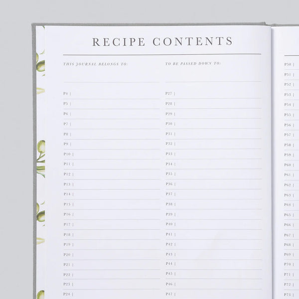 Recipe Book | Recipes Passed Down | Write To Me | 2 COLOUR OPTIONS AVAILABLE
