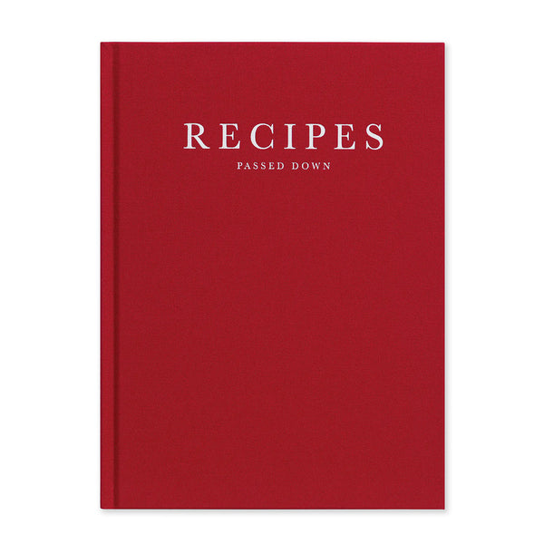 Recipe Book | Recipes Passed Down | Write To Me | 2 COLOUR OPTIONS AVAILABLE