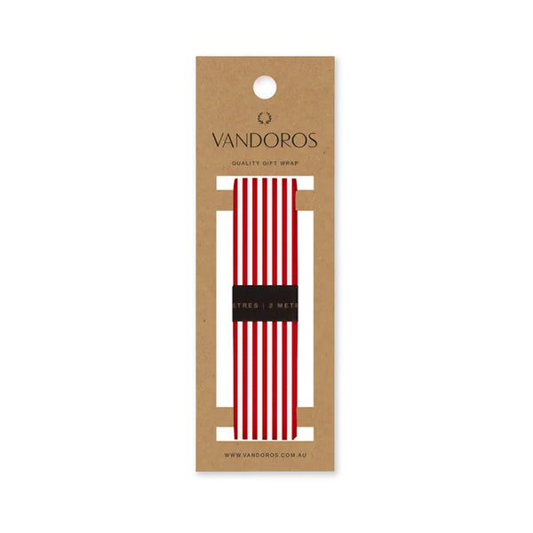 Ribbon | Candy Stripe Skein | 25 mm x 2 m | Vandoros | 2 COLOUR OPTIONS AVAILABLE