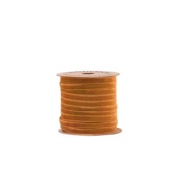 Ribbon | New Velvet Bobbin | 6 mm x 5 m | Vandoros | 3 COLOUR OPTIONS AVAILABLE