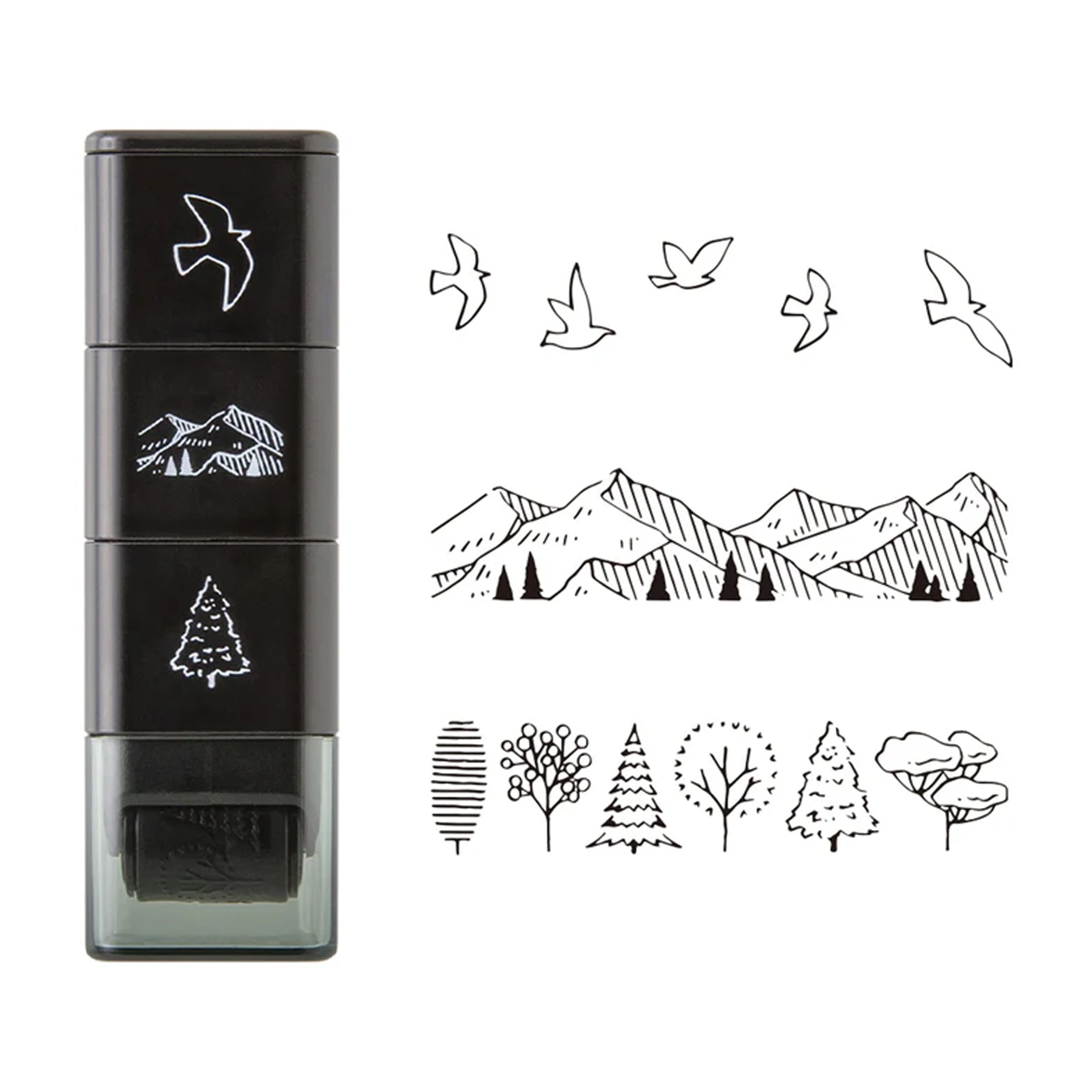 Stamp | Paintable Roller Stamp | Mountain | Midori