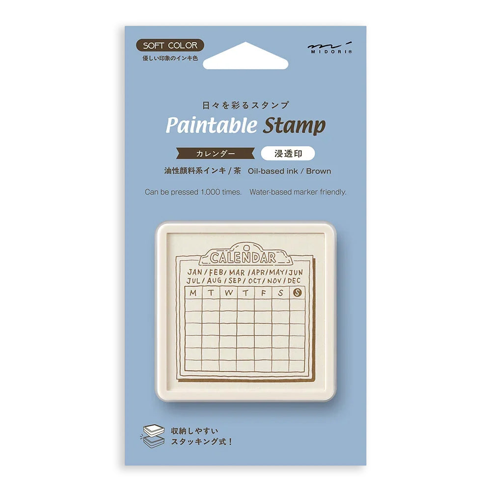 Stamp | Self Inking Stamp | Calendar | Midori