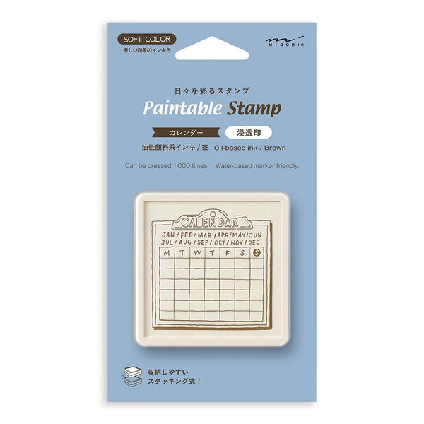 Stamp | Self Inking Stamp | Calendar | Midori