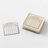 Stamp | Self Inking Stamp | Calendar | Midori