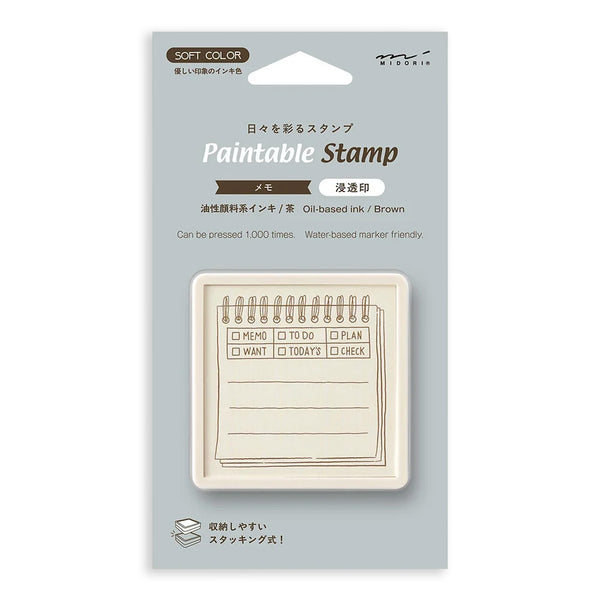 Stamp | Self Inking Stamp | Memo | Midori