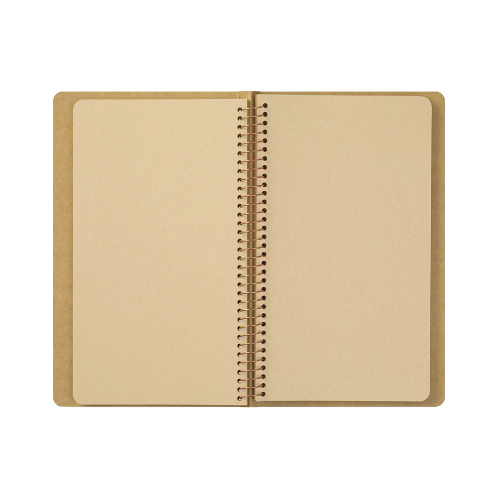 Notebook | Spiral Ring Notebook | DW Kraft Paper | A6 | Traveler's Company