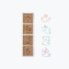 Stamp | Pre Inked Paintable Stamp | Yuru Log | Animals | Midori