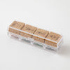 Stamp | Pre Inked Paintable Stamp | Yuru Log | Cafe | Midori