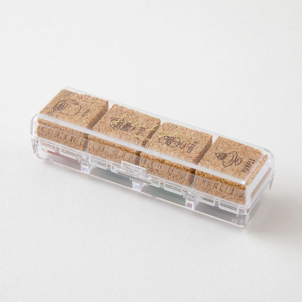 Stamp | Pre Inked Paintable Stamp | Yuru Log | Cafe | Midori