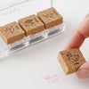 Stamp | Pre Inked Paintable Stamp | Yuru Log | Forest | Midori