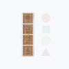 Stamp | Pre Inked Paintable Stamp | Yuru Log | Geometry | Midori