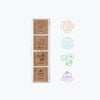 Stamp | Pre Inked Paintable Stamp | Yuru Log | Sweet | Midori