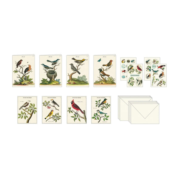 All Occasion Card | Boxed Stationery Set | Birds | Cavallini & Co.