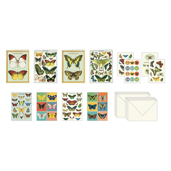 All Occasion Card | Boxed Stationery Set | Butterflies | Cavallini & Co.