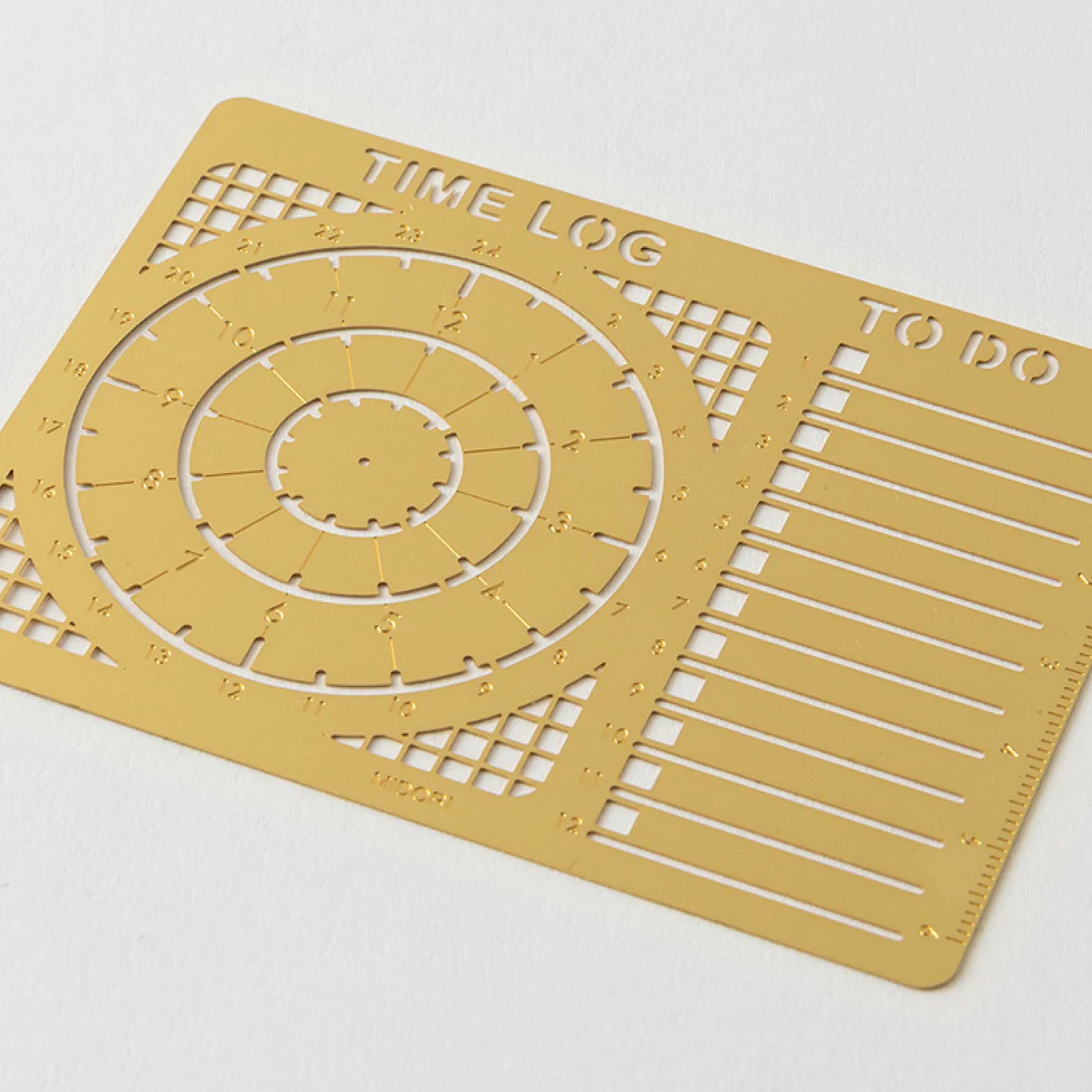 Stencil | Diary Template | Time Log | Midori