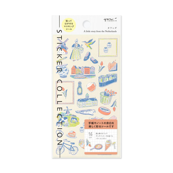 Sticker | Country Motif | Netherlands | Midori