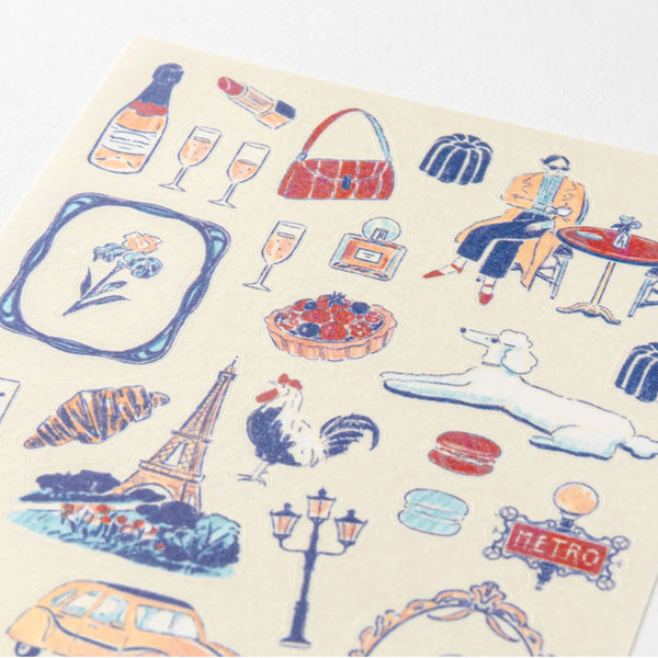 Sticker | Country Motif | France | Midori