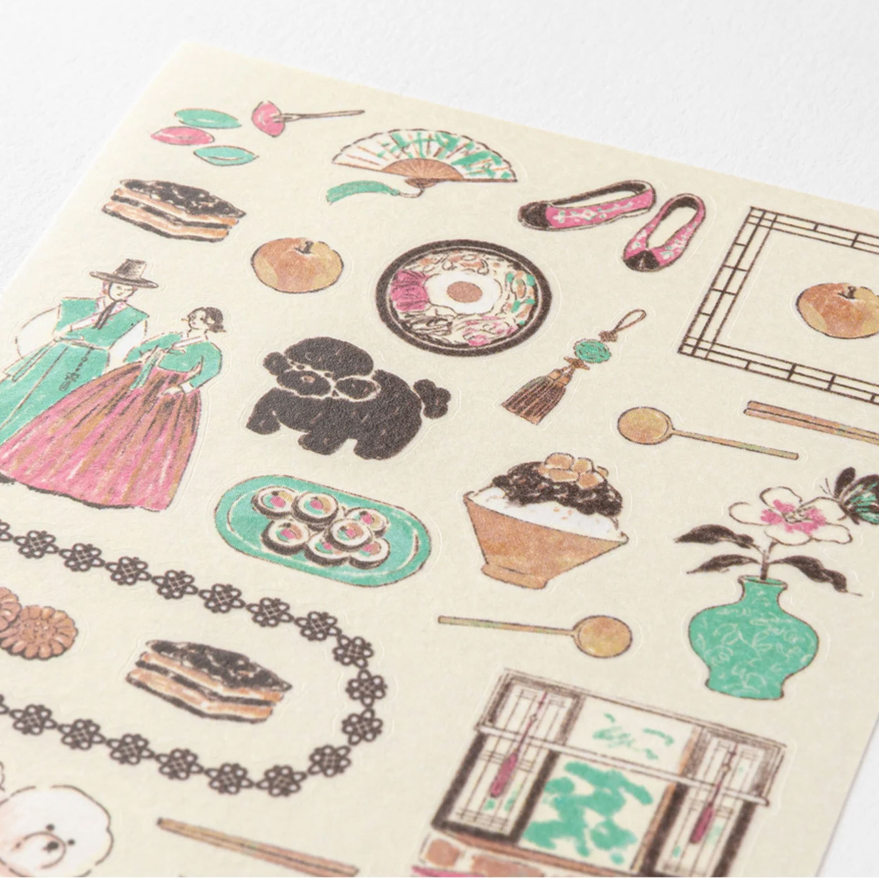 Sticker | Country Motif | South Korea | Midori