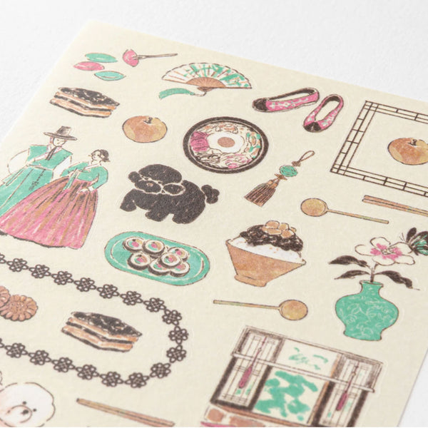 Sticker | Country Motif | South Korea | Midori
