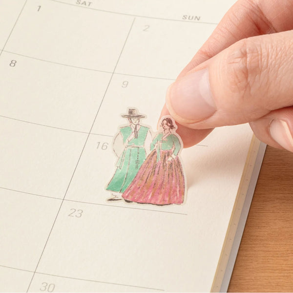 Sticker | Country Motif | South Korea | Midori