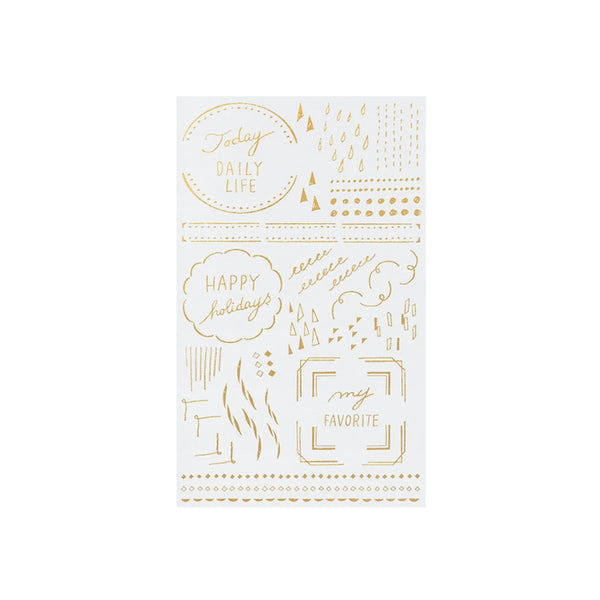 Sticker | Foil Transfer Sticker | Geometric | Midori