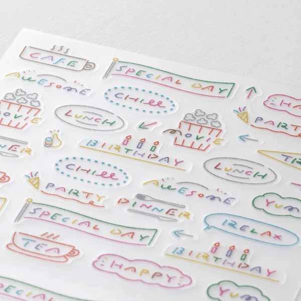 Sticker | Planner Sticker | Text Anniversary | Midori