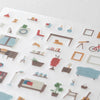 Sticker | Planner Sticker | Interior | Midori