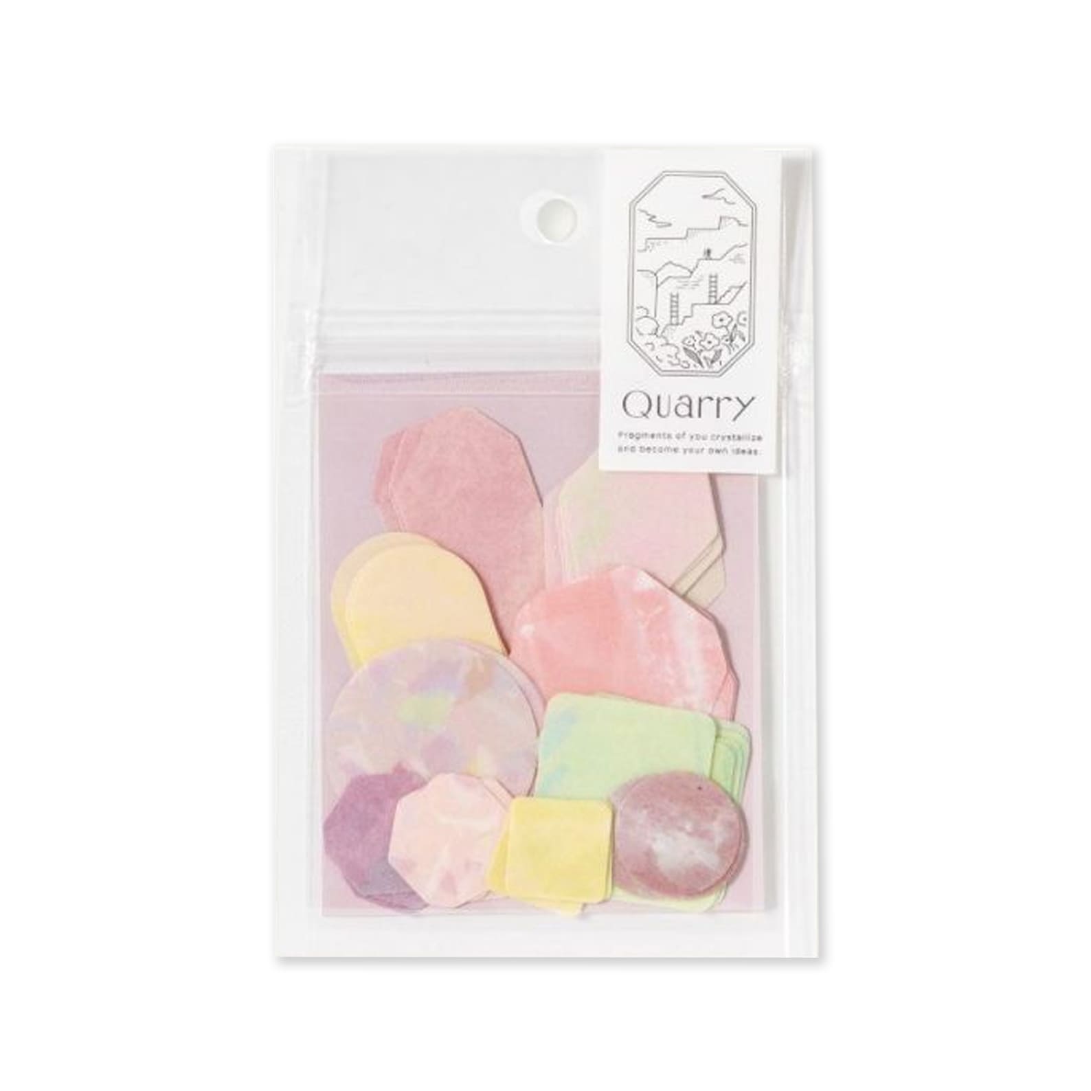 Decorative Stickers | Quarry Stone Seal | Pink Mix | Iroha