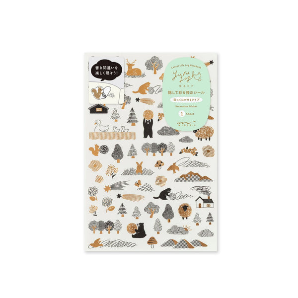 Sticker | Yuru Log | Camouflage Forest | Midori - Kami Paper