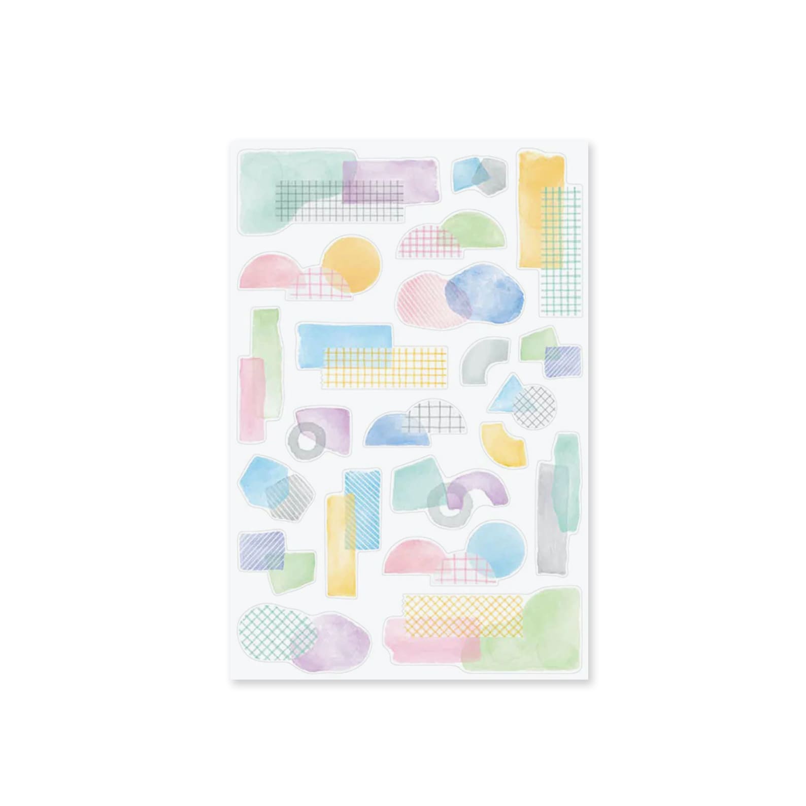 Sticker | Yuru Log | Watercolour Motif | Midori