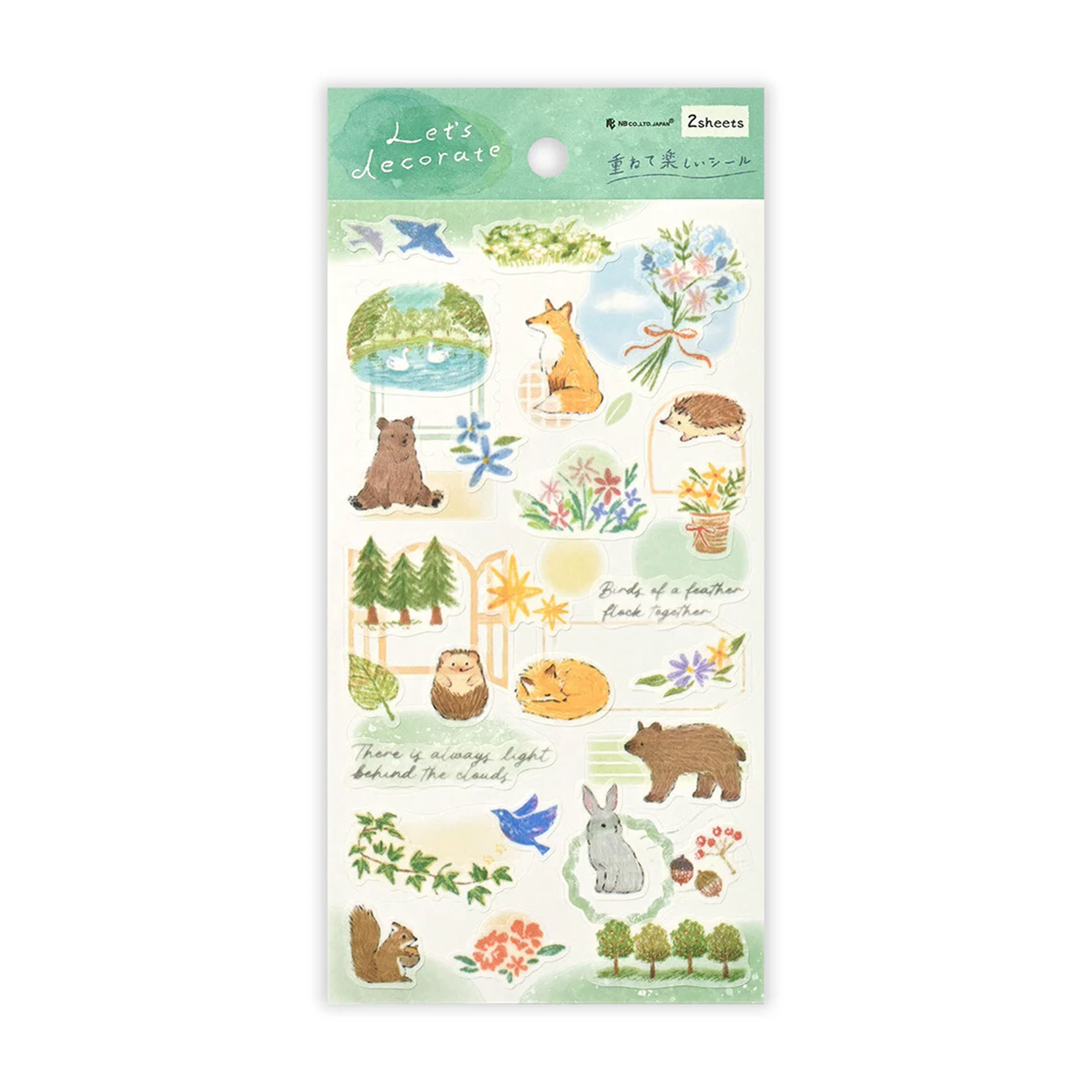 Sticker | Deco Time | Forest Animals | NB Co.