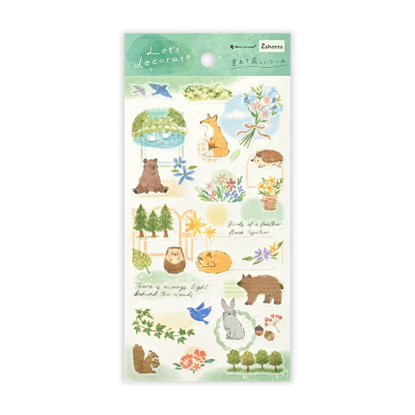 Sticker | Deco Time | Forest Animals | NB Co.