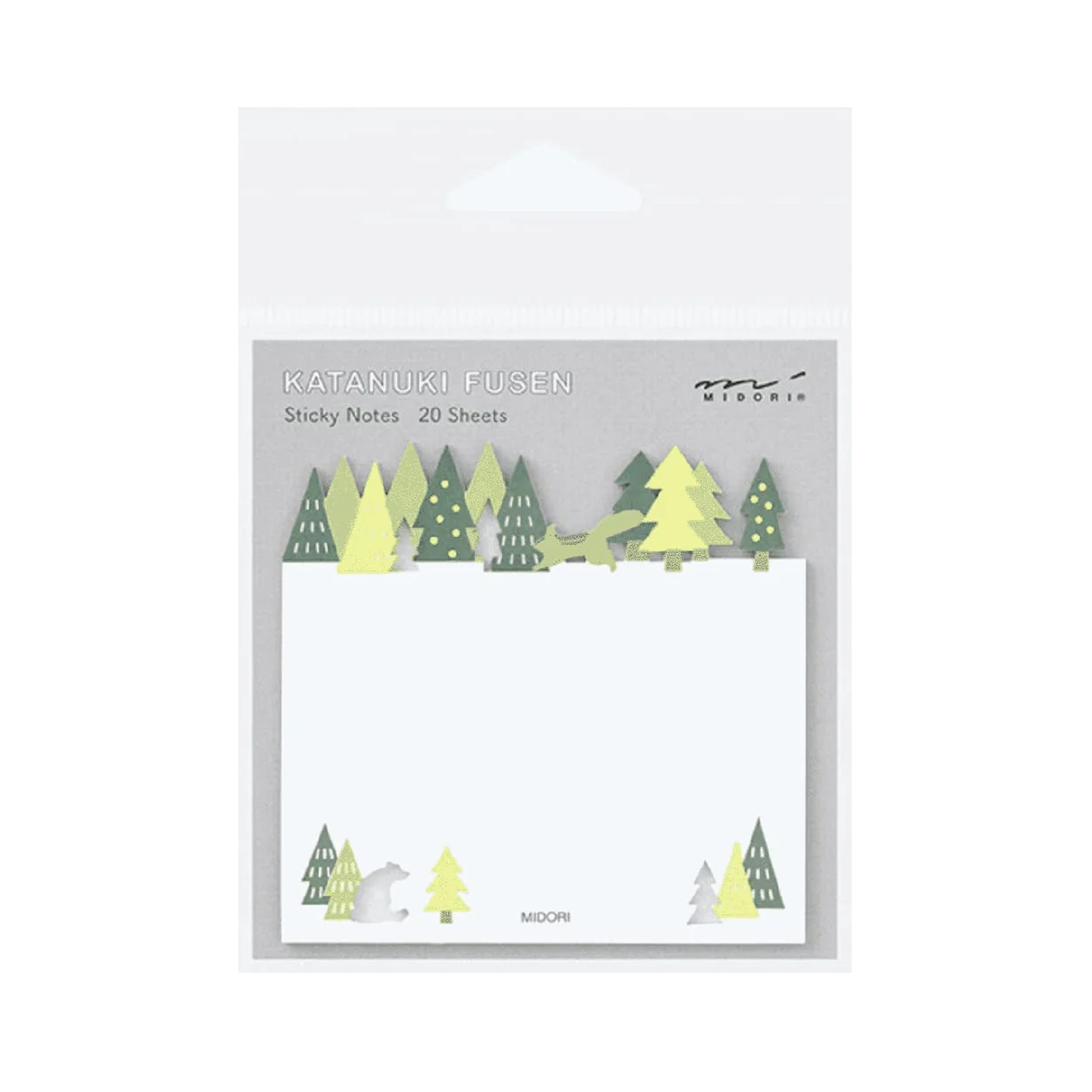 Die Cut Sticky Notes | Forest | Midori